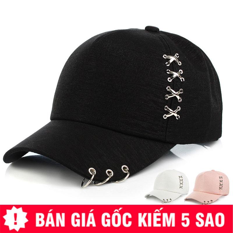 Nón Kết Họa Tiết Đan Chéo Và Khoen Vành P1339