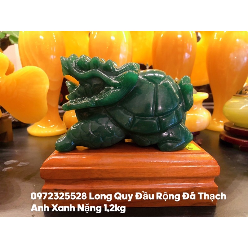 Long Quy ( Rùa ) Đầu Rồng Đá Tự Nhiên Phong Thuỷ