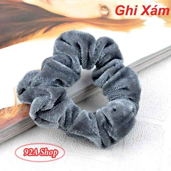 DÂY CHUN CỘT TÓC NỈ NHUNG