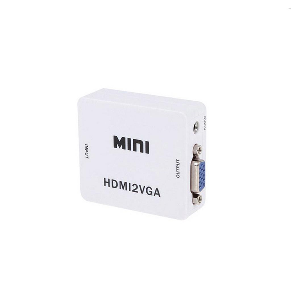 Bộ chuyển đổi tín hiệu HDMI sang VGA mini - từ máy tính, laptop lên màn hình TV, máy chiếu -dc3745