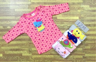SET 5 ÁO CARTER TAY DÀI BÉ GÁI