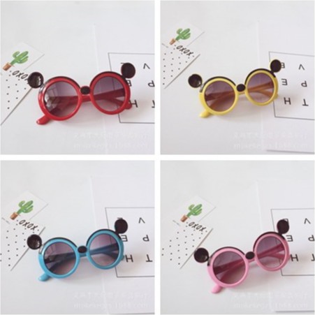 Kính Mát Thời Trang Hình Chuột Mickey Chống Tia Uv Cho Nữ