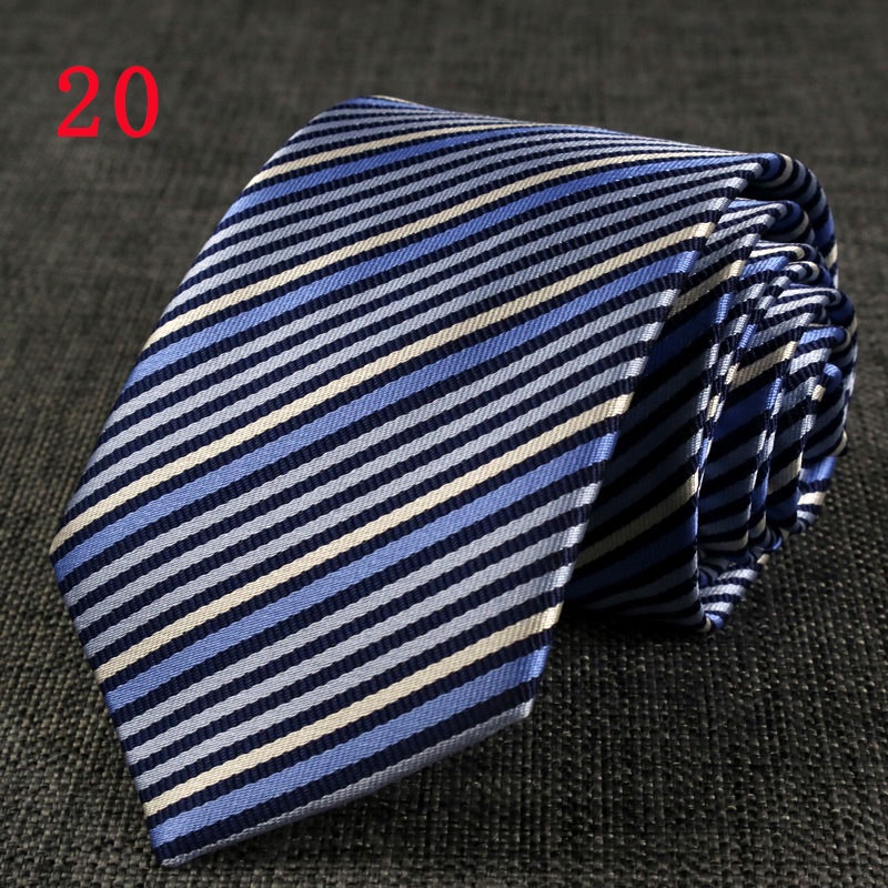 Cà Vạt 8CM Họa Tiết Sọc Thời Trang Lịch Lãm Cho Nam