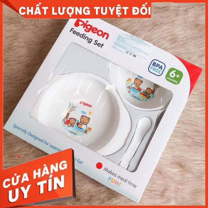 bộ ăn dặm pigeon mini