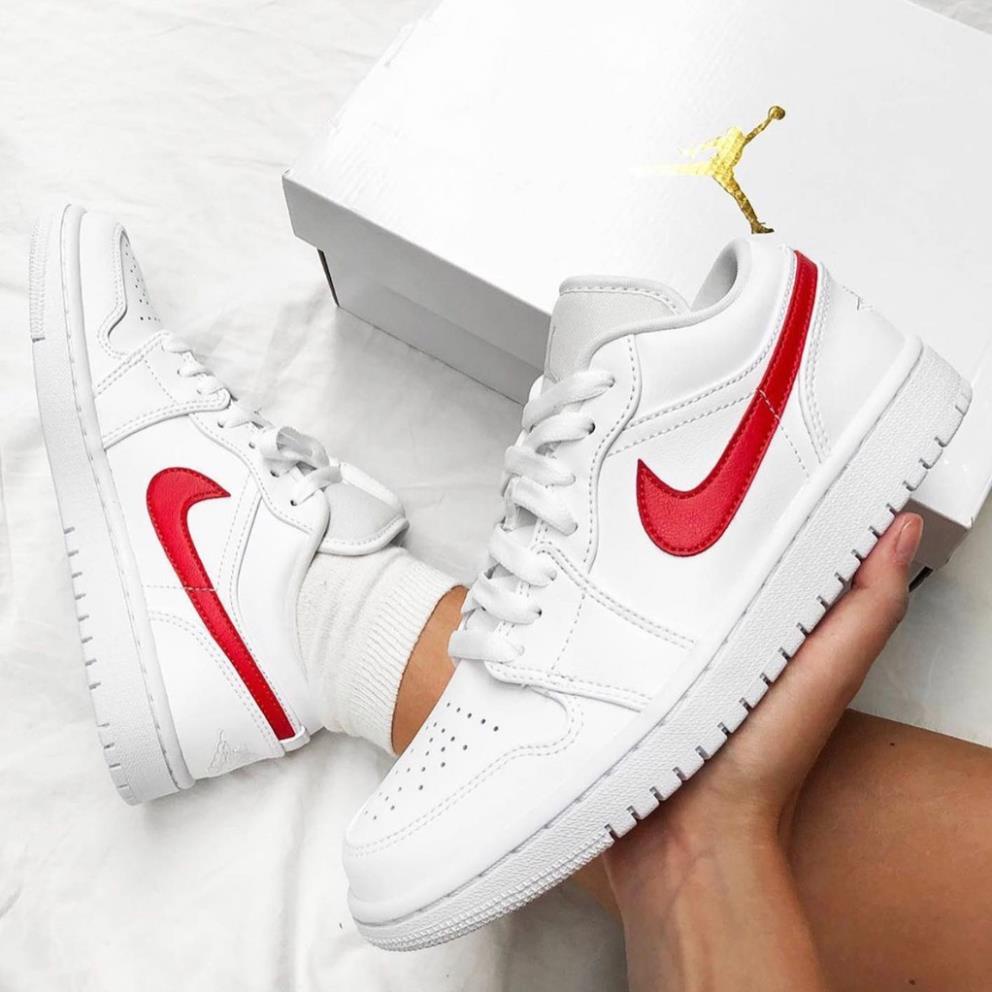 🕡 Giày Nike Jordan 1 University red - ao9944 161 - Trắng đỏ