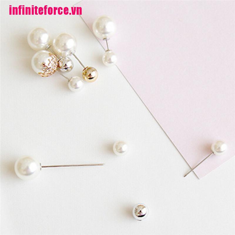 Ghim cài áo trang trí đính ngọc trai giả sang trọng