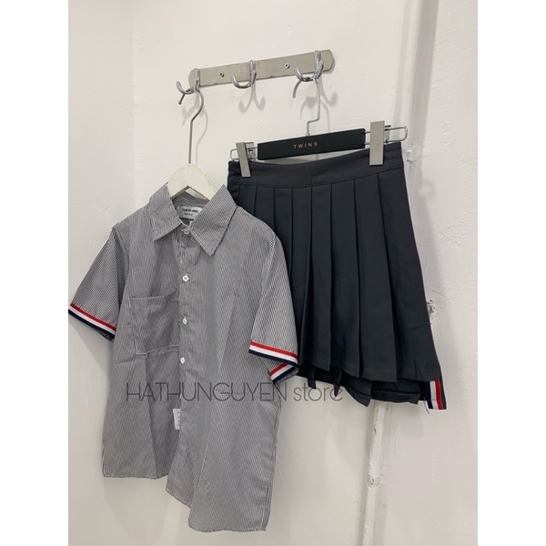 Set sơ mi ThomBrowne cv xếp ly