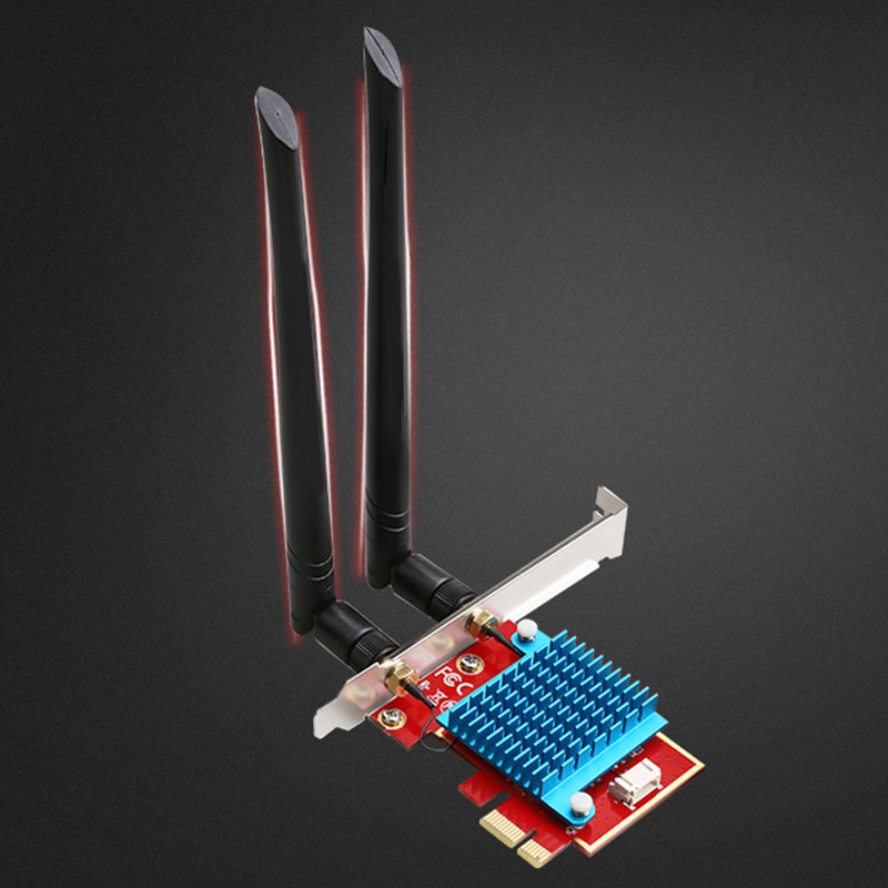 Card Mạng Wifi Không Dây Pcie-1X Sang M.2 Ngff E-Key Cho Máy Tính