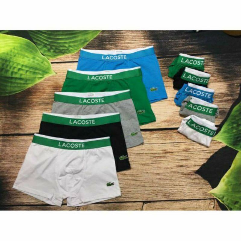 Set 3 quần lót nam, sịp đùi nam boxer - quần xì chất cotton dáng thể thao các mẫu siêu đẹp và cá tính