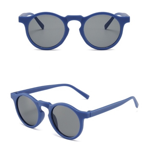 Kính Mát Tròn Chống Tia UV400 Chống Tia Cực Tím Thiết Kế Mới Cho Bé