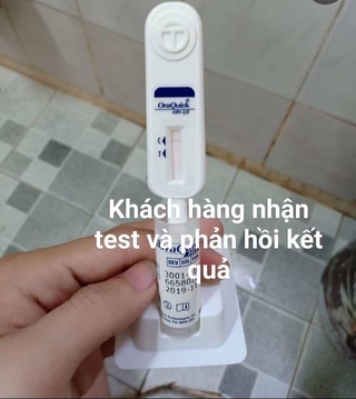 Que xét nghiệm nhanh HIV tại nhà ORAQUICK bằng dịch miệng không lấy máu