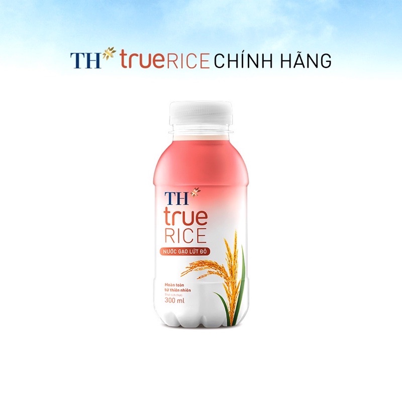 Thùng 24 chai Nước gạo lứt đỏ TH true RICE chai 300ml