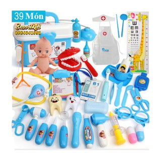 Đồ Chơi Y Tế Bác Sĩ Cho Bé Loại Đẹp Có Đèn Âm Thanh Và Hàm Răng Đỏ
