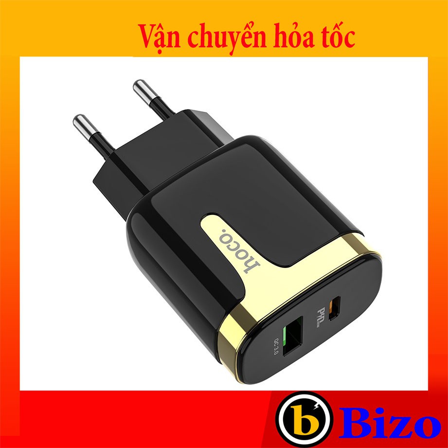 Củ sạc nhanh Iphone Hoco C79A (PD 18W,QC 3.0) (Hàng chính hãng, BH 1 năm)