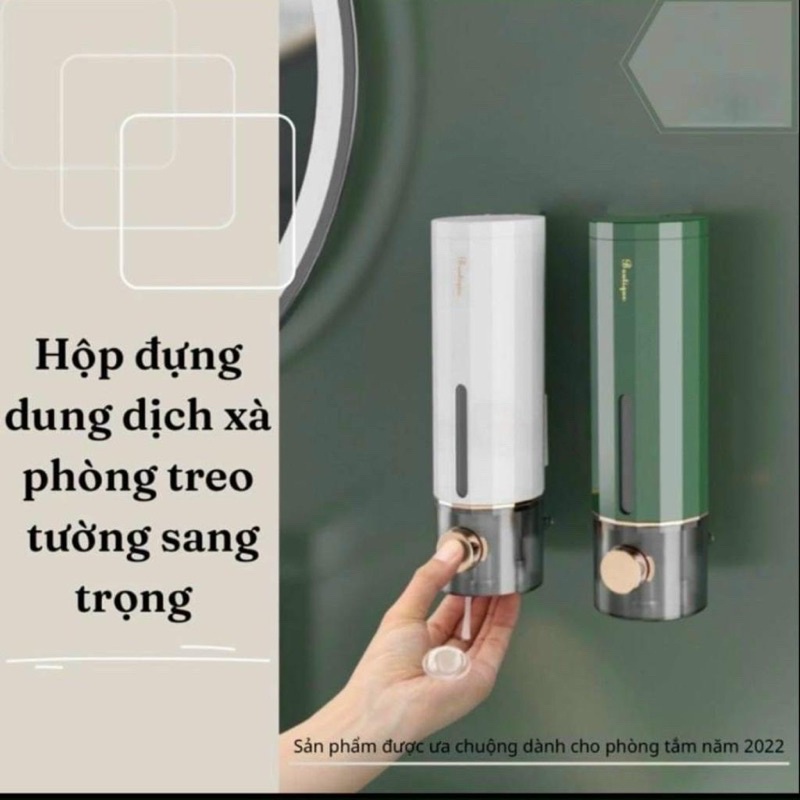 Hộp đựng dầu gội, dầu xả treo tường ấn nhả thông minh