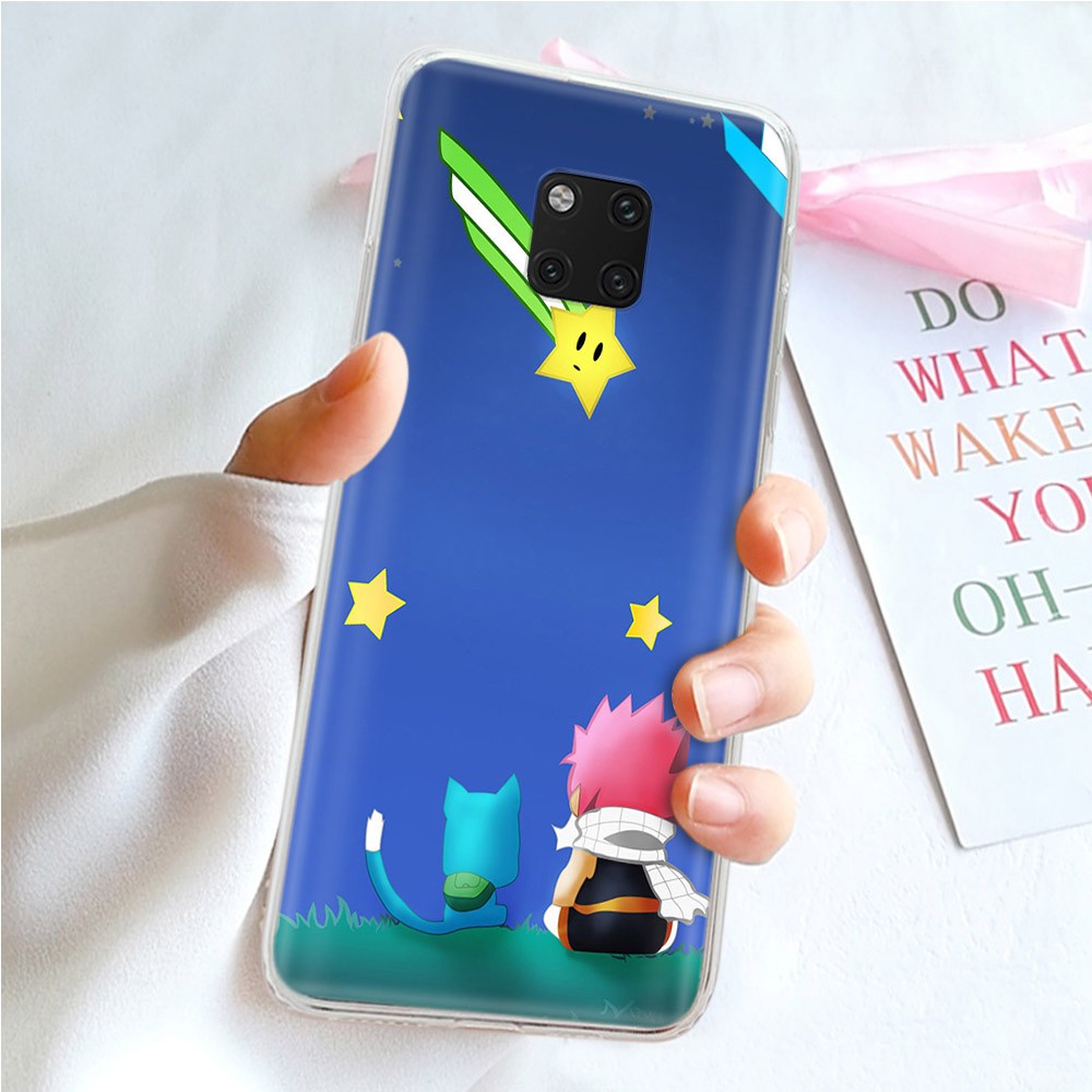 Ốp Điện Thoại Trong Suốt In Hình Ty86 Fairy Tail Cho Samsung Note 8 9 10 Lite 20 Ultra A5 Plus