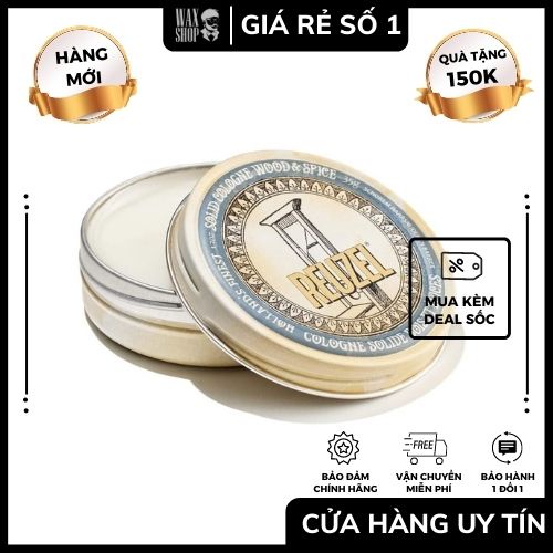 Nước Hoa Khô Nam Reuzel Solid Cologne ⚡ Chính Hãng ⚡  Sáp Thơm Cho Cơ Thể ,Mùi Gỗ và Thảo Mộc - Waxshop
