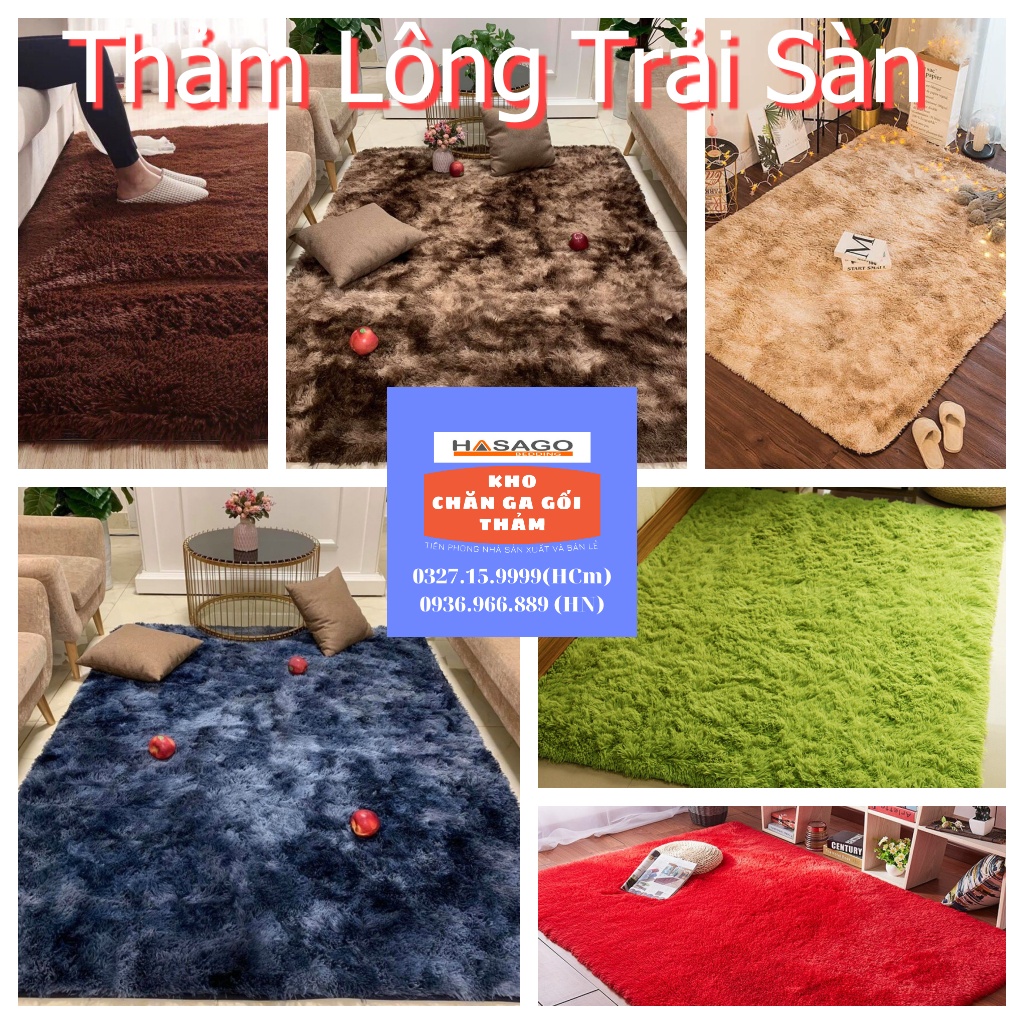 Thảm Trang Trí Phòng Khách Thảm Lông Loang Dài Trải Sàn - Chụp Ảnh - Trải Sàn Phòng Ngủ 1m6x2m