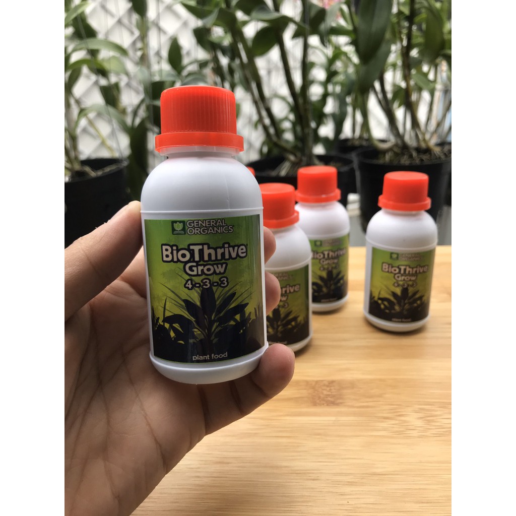 Phân bón hữu cơ Biothrive Grow 4-3-3 100ml hàng Mỹ