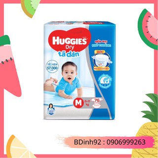 Tã dán huggies dry super jumbo m76/l68/xl62/xxl56