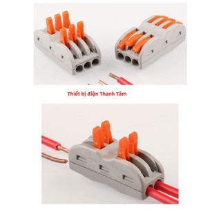 5 Cút Nối Dây Điện Nhanh SPL-2 SPL-3 0,08-2.5 (4) mm2 An Toàn - Linh Hoạt