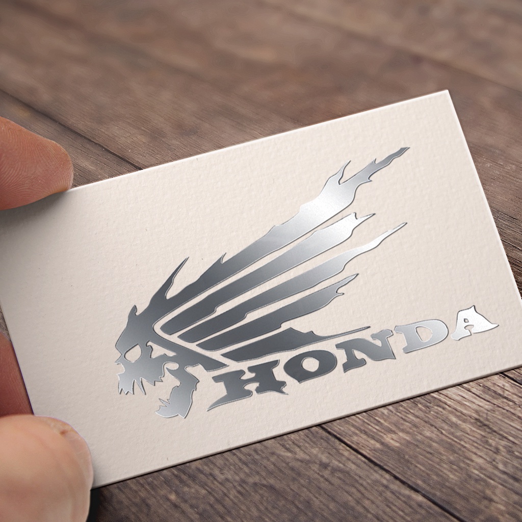 Miếng Dán logo Bằng Kim Loại Chống Thấm Nước Cho Xe Mô Tô honda