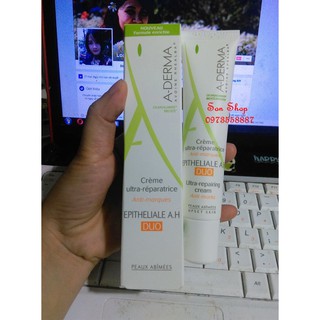 Hàng Pháp - Kem liền sẹo nhanh A-Derma Creme ultra reparatrice Epitheliale A.H 40 ml