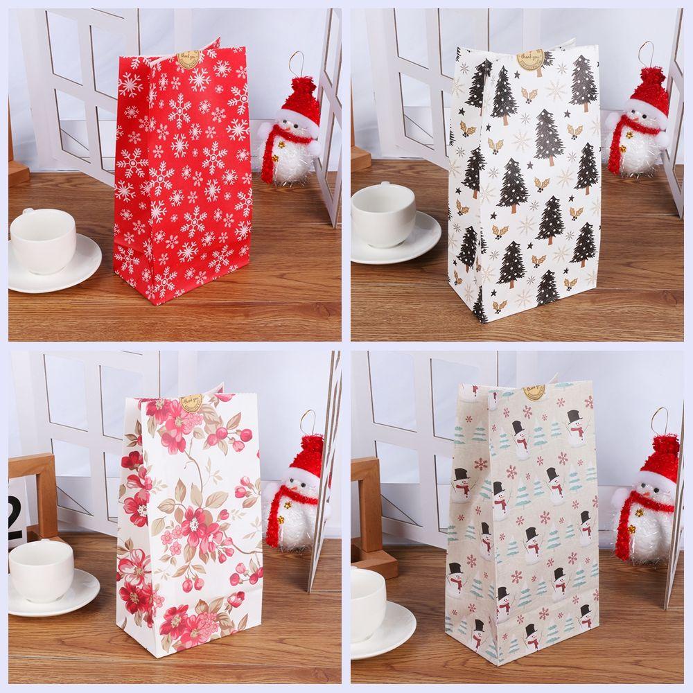 Bộ 2 Túi Giấy Đựng Quà Giáng Sinh Xinh Xắn