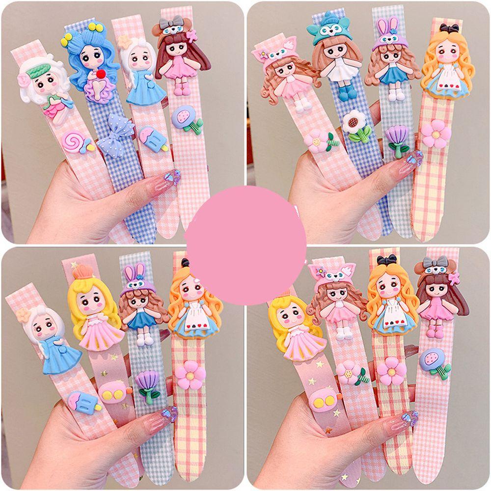 Băng Đô Cài Tóc Kiểu Dáng Hoạt Hình Phong Cách Hàn Quốc Xinh Xắn Cho Bé Gái