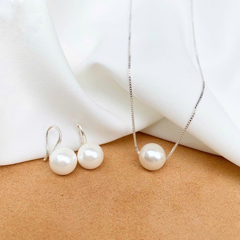 Bông tai nữ bạc đẹp, hoa tai kiểu khuyên móc tròn đơn giản trang sức bạc ta-Minh Thoa Jewelry