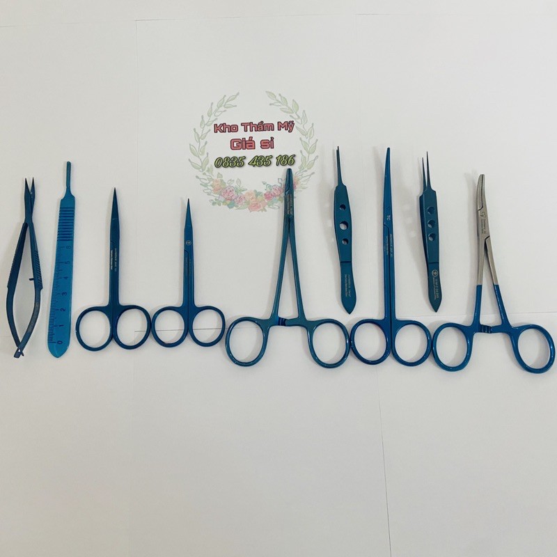 DỤNG CỤ PHẪU THUẬT CAO CẤP MÀU XANH