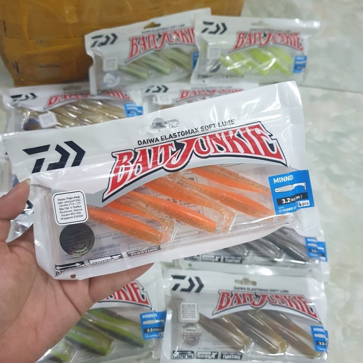 Mồi Mềm Câu Cá Bait Junkie Minnow Daiwa