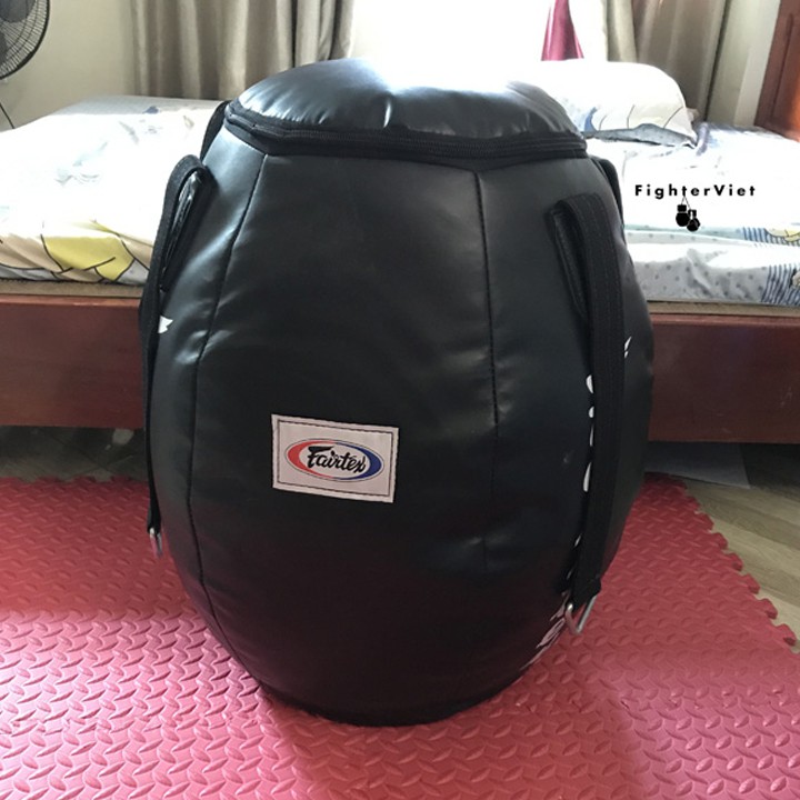 Bao Cát Đấm Bốc Boxing Fairtex Tròn Màu Đen Chất Lượng Tiêu Chuẩn Thái Lan Bền Đẹp