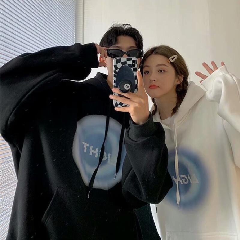 Áo Hoodie In Chữ Phong Cách Nhật Bản Thời Trang Mùa Đông Dành Cho Nam Nữ Size M-8XL