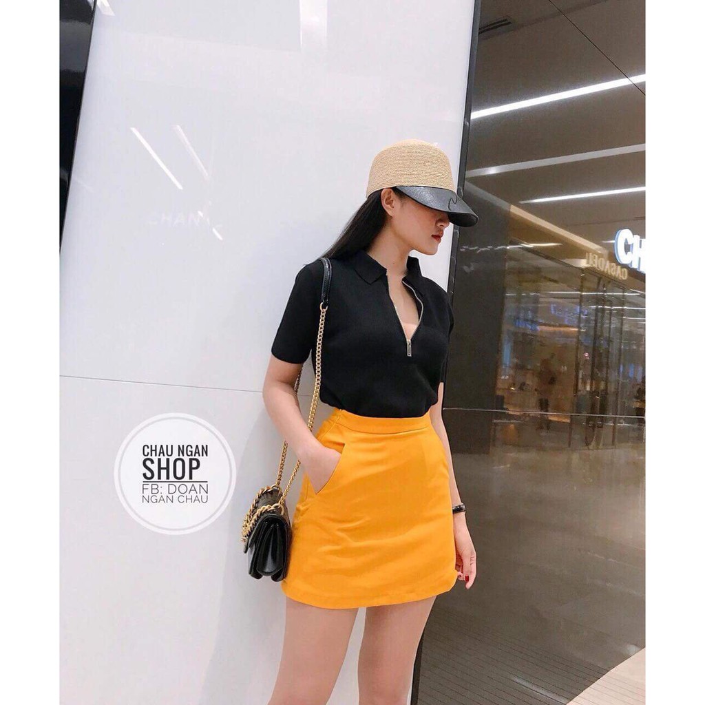 Váy chữ A mới về kèm hình thật U28105