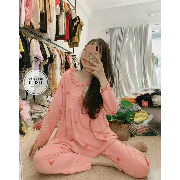 Bộ tim khoá dài cho bầu và sau sinh siêu xinh