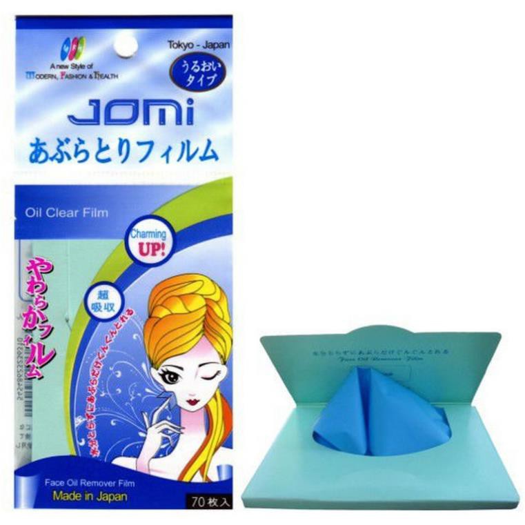 Giấy Thấm Dầu Jomi Nhật Bản- Jomi Oil Clear Film Chính Hãng 70 tờ | BigBuy360 - bigbuy360.vn