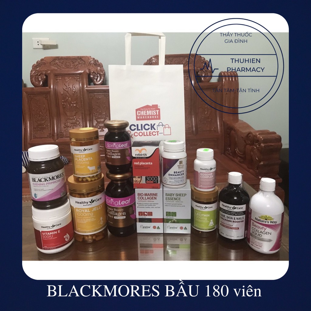 [Date mới] BLACKMORES BẦU (Pregnancy Gold) - Bổ sung vitamin tổng hợp cho mẹ trước và sau sinh (Hộp 180 viên)