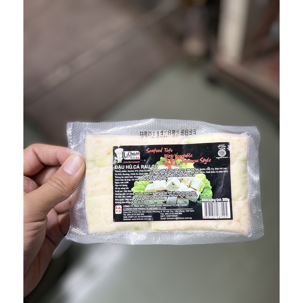 Đậu hủ cá rau củ Lichuan style Japan gói 200g [giao hỏa tốc khu vực tphcm]