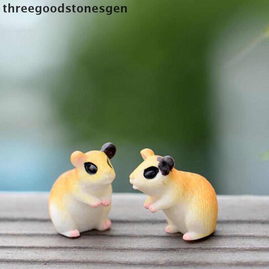 Mô Hình Chú Chuột Hamster Mini Dùng Trang Trí Tiểu Cảnh Diy