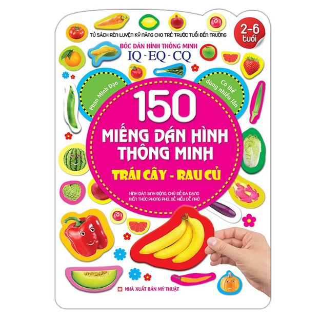 Sách - Combo 150 miếng dán hình thông minh ( 6 cuốn )