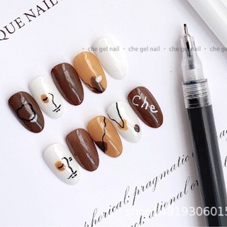 Bút vẽ trắng , đen trang trí móng - phụ kiện nail