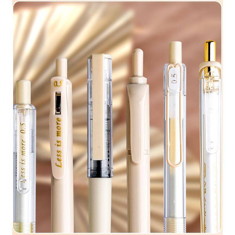 Set 6 Bút Mực Gel Màu Sắc Dễ Thương Cho Học Sinh