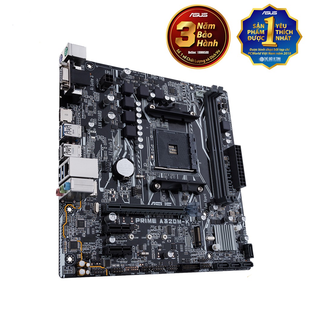 [Mã ELCL99 giảm 7% đơn 500K] Mainboard ASUS PRIME A320M-K - New 100% BH 36 tháng | BigBuy360 - bigbuy360.vn
