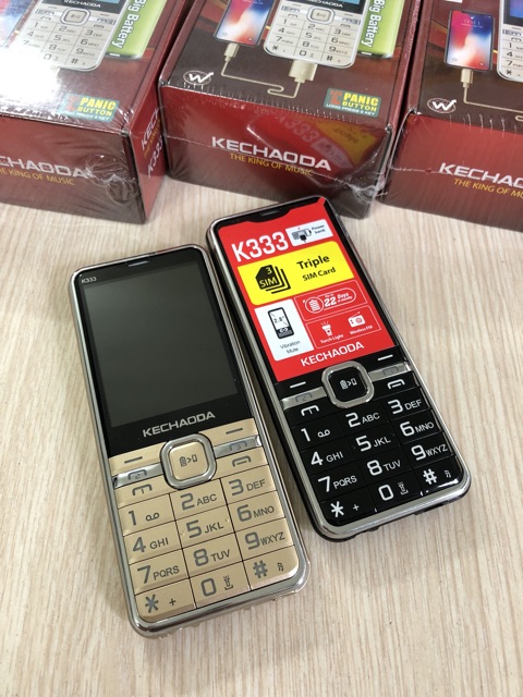 Điện Thoại Kechaoda K333 [ 03 sim 03 sóng Mới 100 % ] | BigBuy360 - bigbuy360.vn