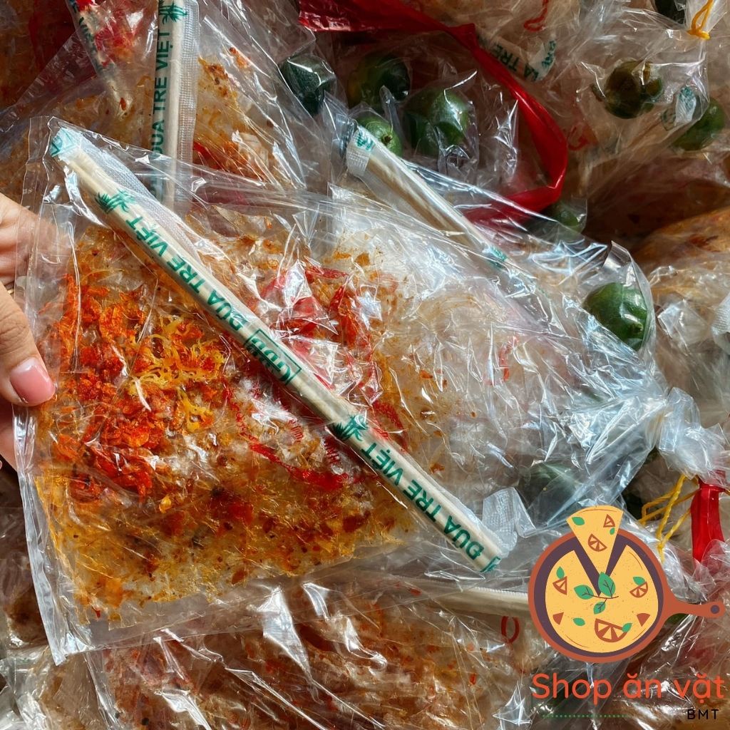 Bánh tráng tự trộn Bon Bon bánh tráng trộn sa tế tắc hành phi Tây Ninh - 14020189