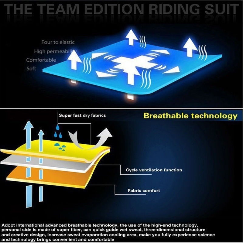 Bộ Quần Áo Tay Dài 9D Đệm Xe Đạp Mùa Xuân Thu Cho Nam