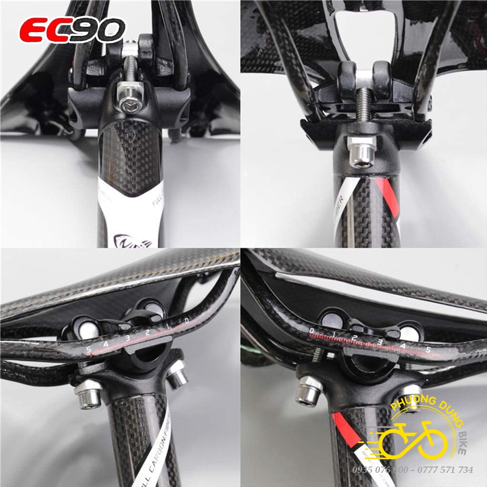 Cọc yên xe đạp Carbon EC90 27.2 / 30.8 / 31.6mm - MẪU 02