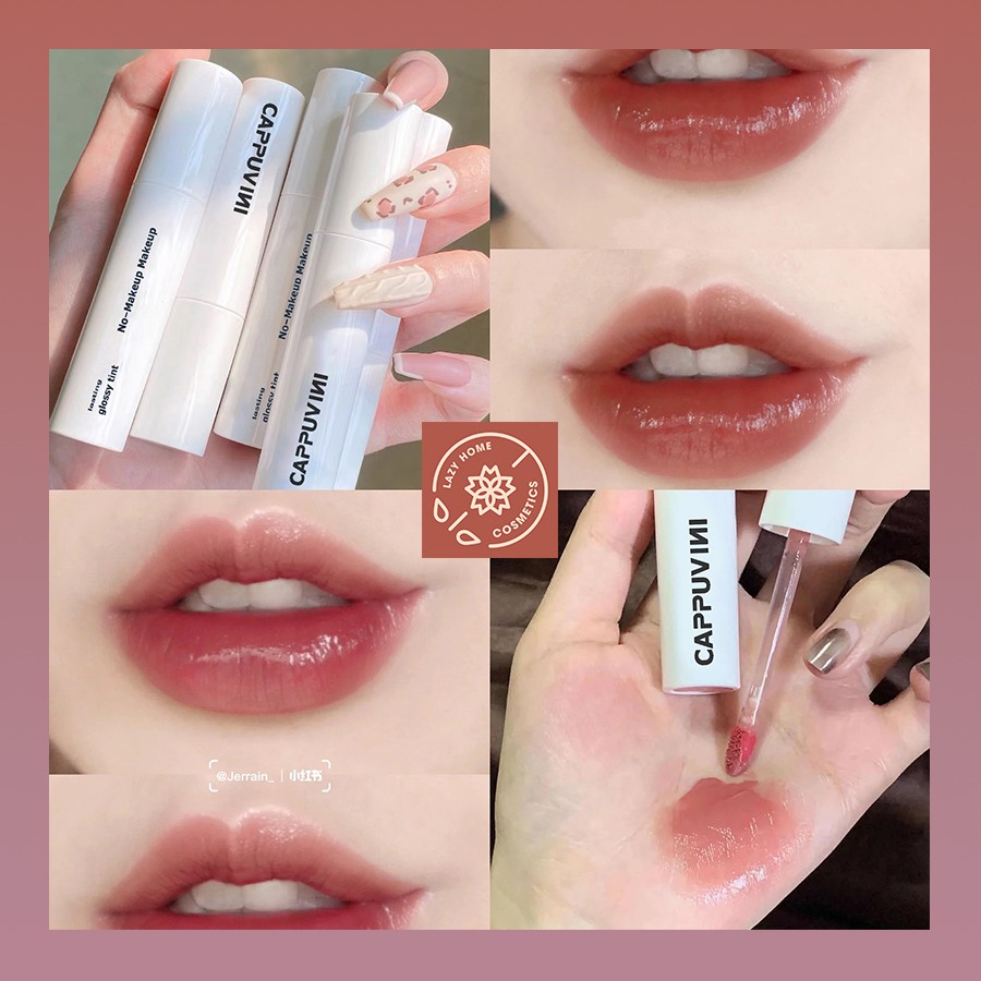 Son Tint Bóng Màu MLBB Tự Nhiên CAPPUVINI Lasting Glossy Tint No-Makeup Makeup