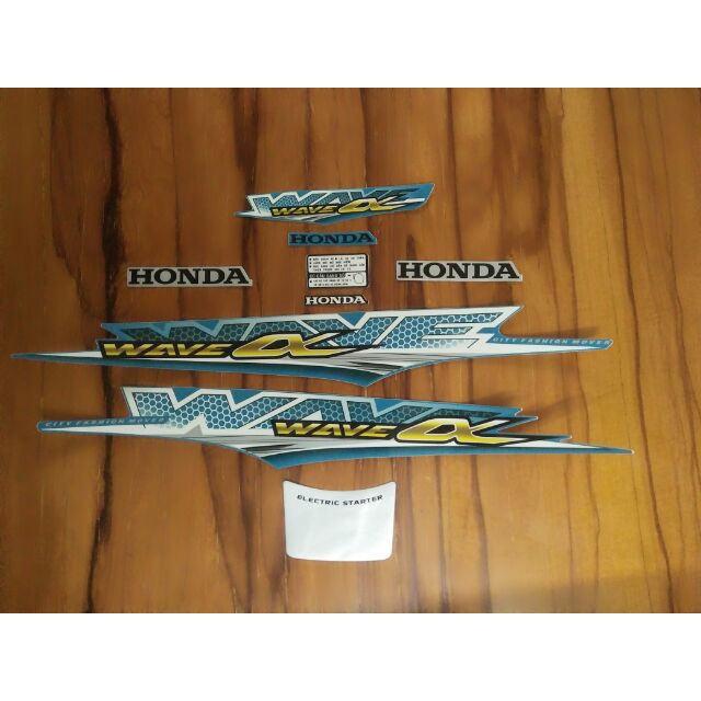 Bộ Tem Wave A 2015 Đầy Đủ Các Màu - Tem Hàng Đẹp Lắp Cho Wave A Từ 2006-2016 đều vừa 100%